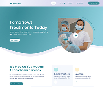 Anesthesia Site Design