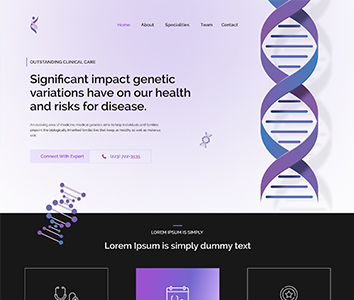 Genetic Website Design