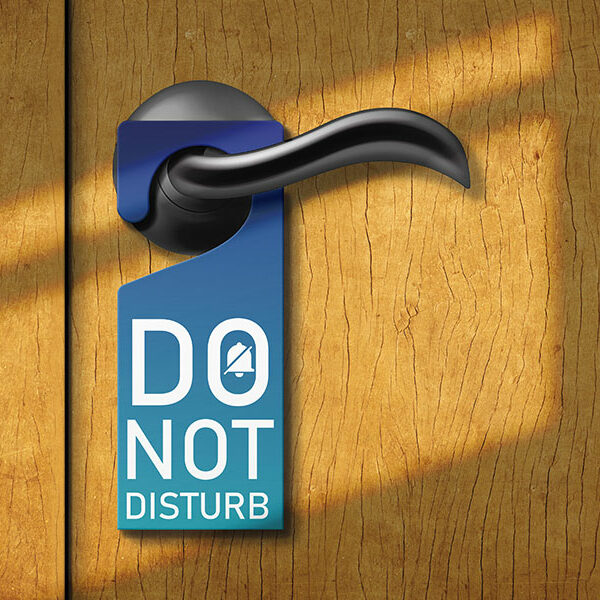 Don't Disturbed Door Hanger