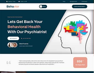 behavioral health Site Design