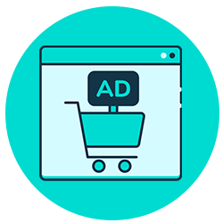 shopping ads icon