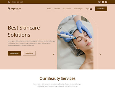 Dermatology Specialist Site Design