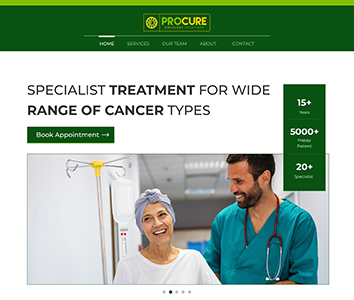 Oncologist site Design