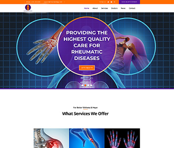 Rheumatology Website Design