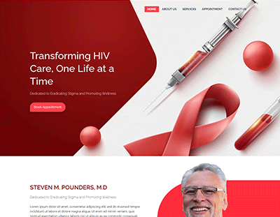 HIV Website Design